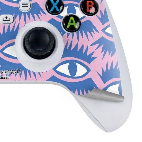 Bouffants and Broken Hearts Bold Eyes 2 Xbox Series S Controller Skin